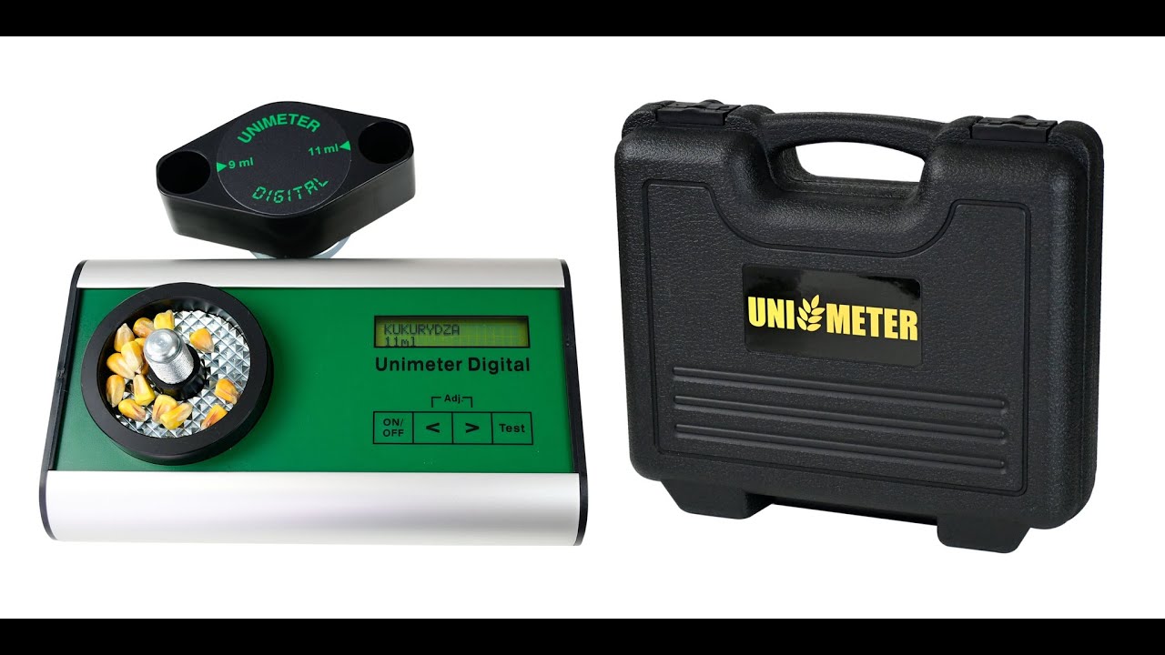 Miernik Wilgotności UNIMETER Digital Green - Pomiar Wilgotności Kukurydzy