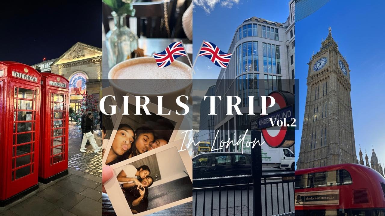 GIRLS TRIP - LONDON 🇬🇧 | Winter wonderland , Sky garden...