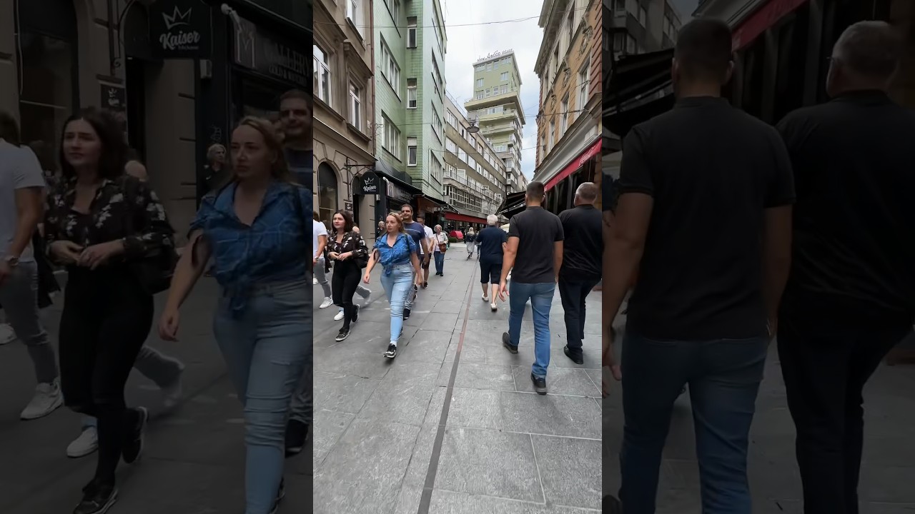 Bosnia Herzegovina Sarajevo #balkans #asmr #travel #walkingtour #trip #vlogger #walking #tour