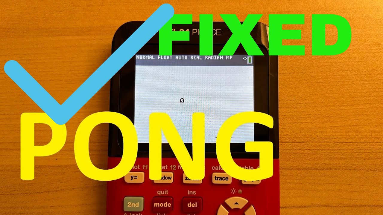 [PART 1] FIXED!!! Pong Program Speed/Wait Command