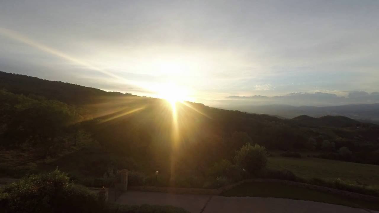 Borgo San Lorenzo beautiful sunset timelapse, Tuscany, Italy