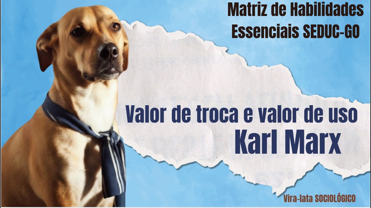 COMPREENDENDO Mercadoria Valor de uso e de Troca de Karl Marx