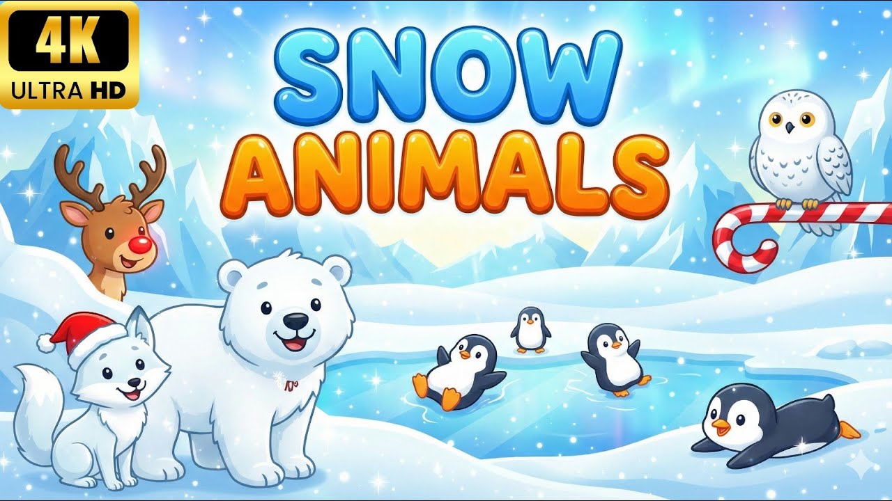 Snow Animals HD video  | Arctic Wildlife s Wild Animals That Live in Snowy Regions
