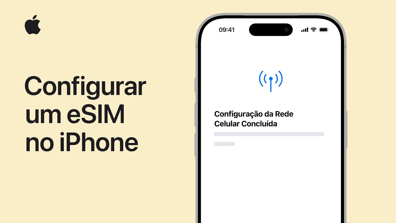 Como configurar um eSIM no iPhone | Suporte da Apple