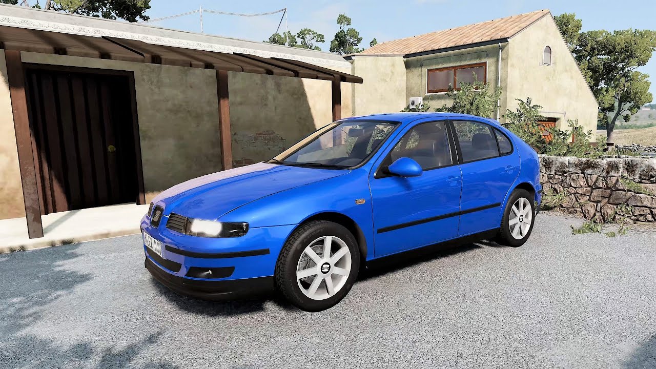 BeamNG.drive - Seat León 1.4 16v (1M) 1999 - Car Show Test Drive Crash .