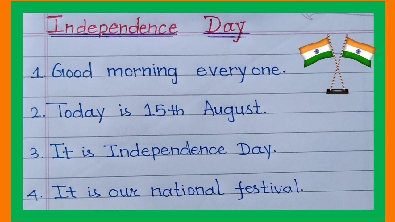  Independence Day Speech for kids LKG UKG| 15th August Speech for kids| Simple Speech for kids