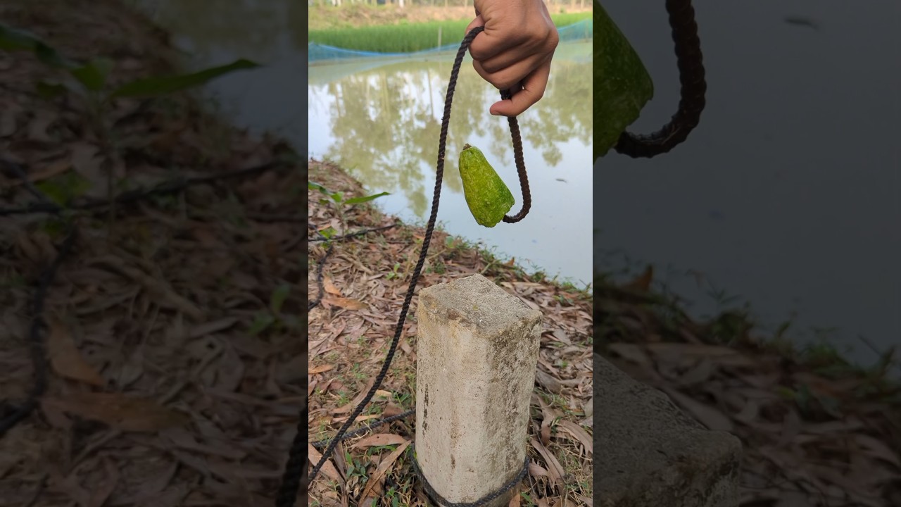 Best Fishing idea with amazing bait!#bigfish #goat#baitfishing