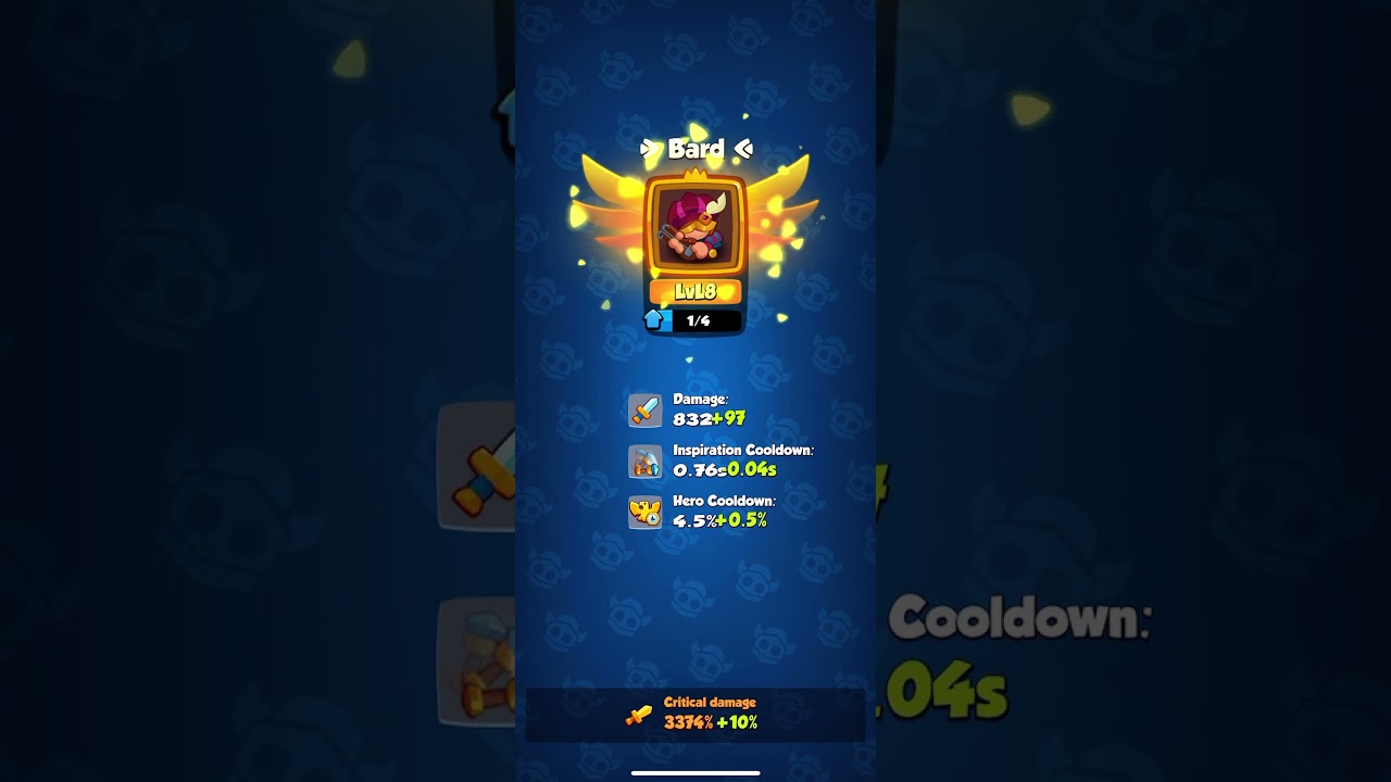 GETTING *BARD* TO LVL 8!! // Rush Royale