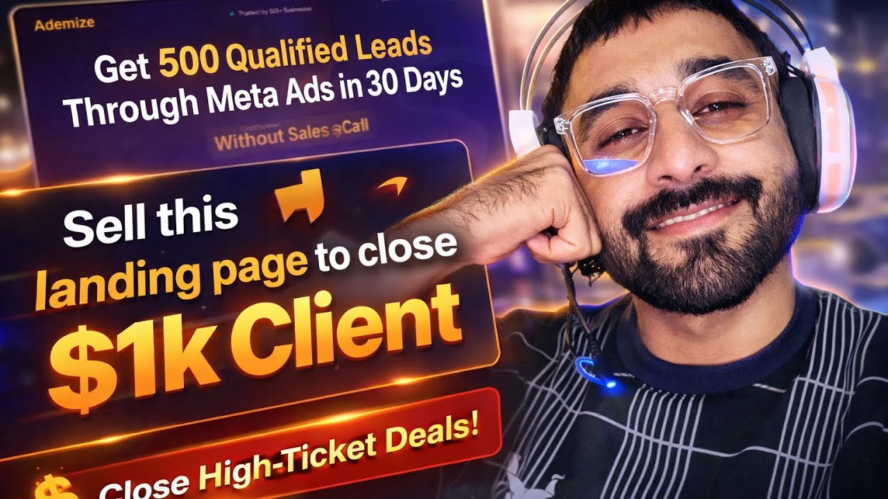 Sell This Landing Page & Close a $1,000 Client.