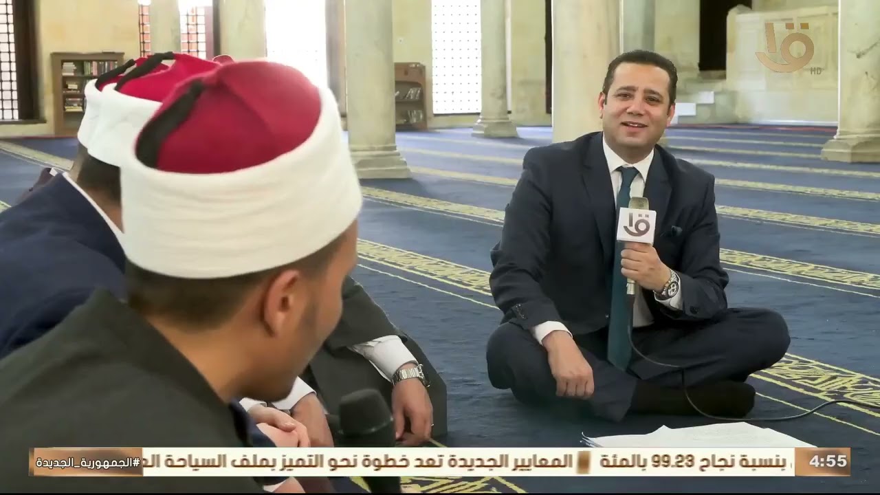 من اللحظات التي لا تُنسى في حياتي…رمضان الماضي حين شرّفني الله أن أكون من أئمة الجامع الأزهر الشريف.