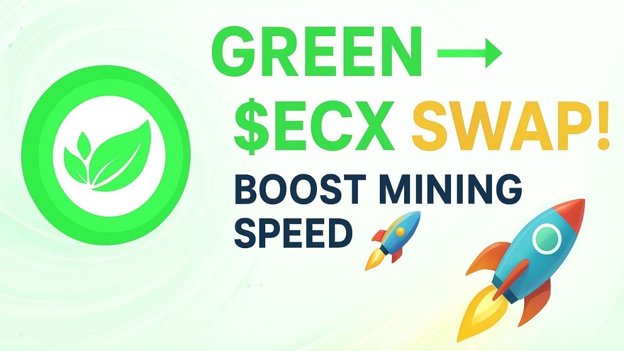 ECOX Network SWAP Event: Convert GREEN to $ECX | Boost Your Mining Speed Now!
