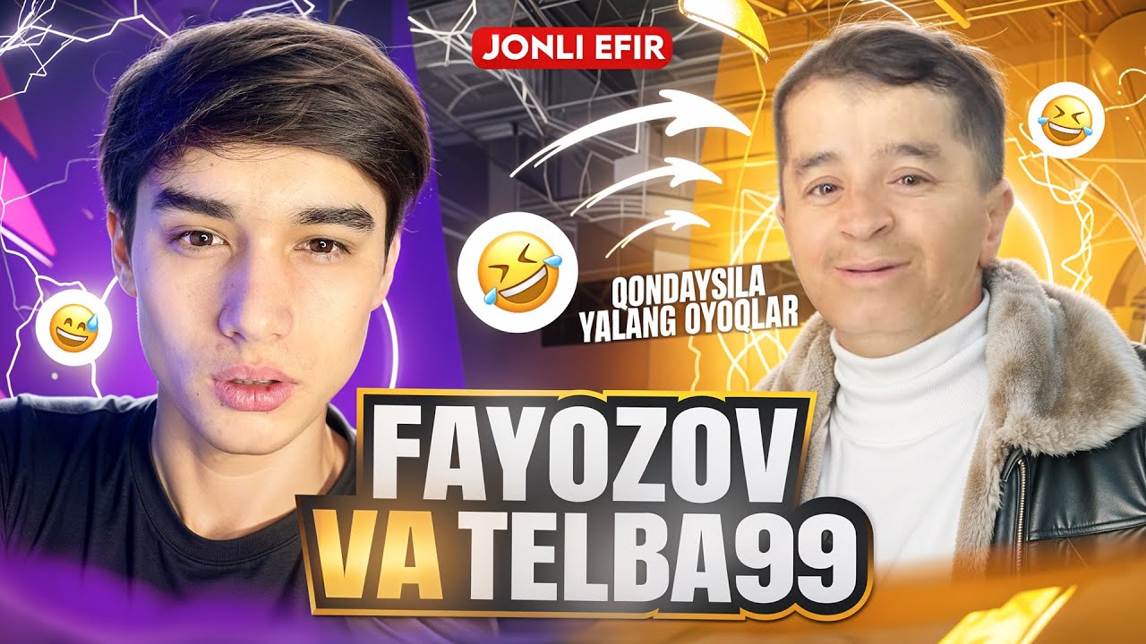 FAYOZOV x TELBA99 - JONLI EFIR 18+