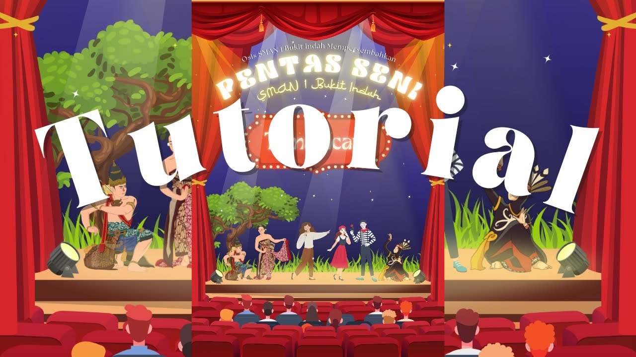 Tutorial buat poster Pentas Seni Sekolah! ✨ Template gratis cek deskripsi box ✨ PENSI🎶 🎬 #canva