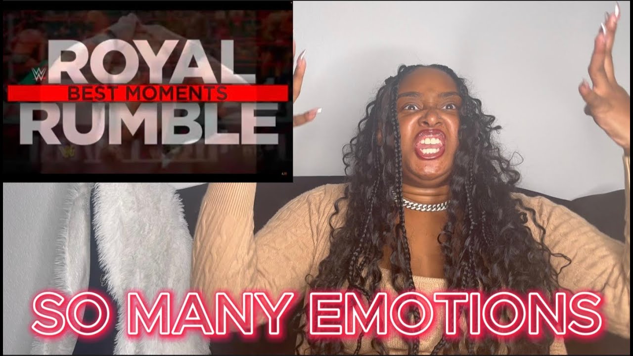 MY FIRST REACTION TO WWE ROYAL RUMBLE - BEST MOMENTS!
