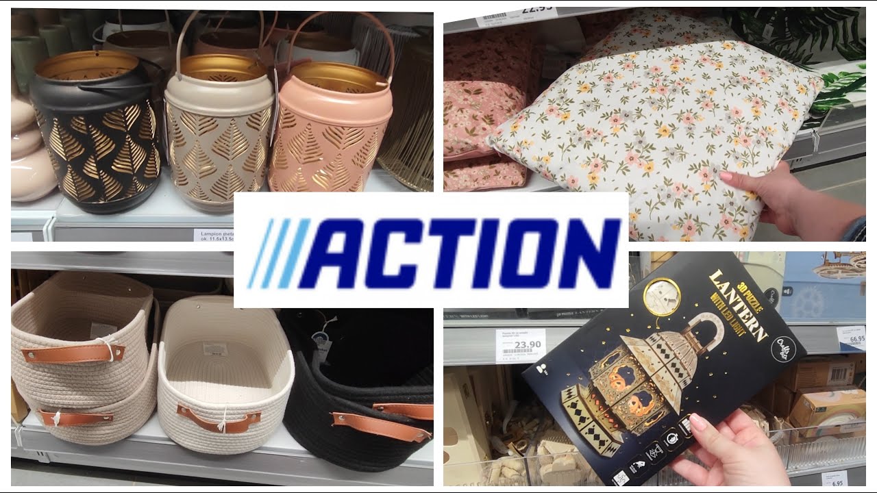 ACTION 🛍️ CUDNE KOSZE I LAMPIONY 💖 NACZYNIA Z RECYKLINGU 💖 PRZEGLĄD PÓŁEK 💖