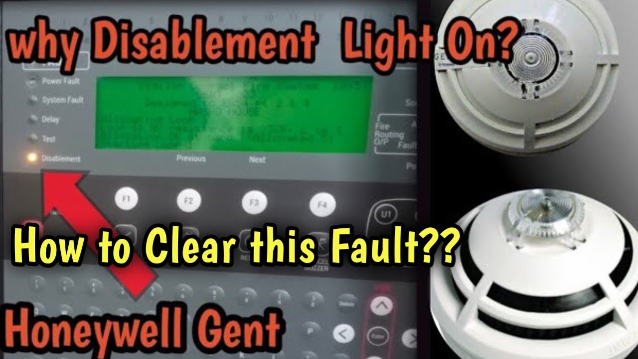 How to clear Disablement Fault on Gent Honeywell Panel | Earth Fault | Enable Disable devices