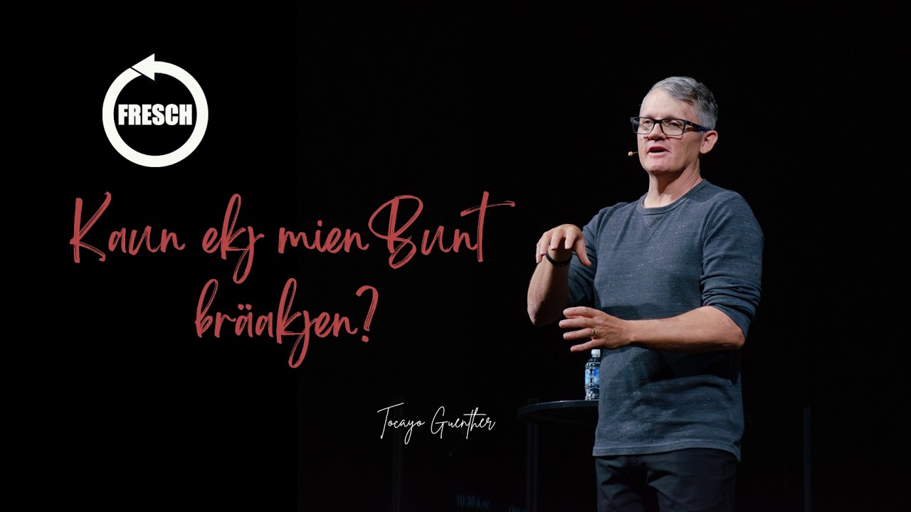 Kaun ekj mien Bunt bräakjen? #6 Fresch aunfanjen. Tocayo Guenther. Läwens Kjoakj.
