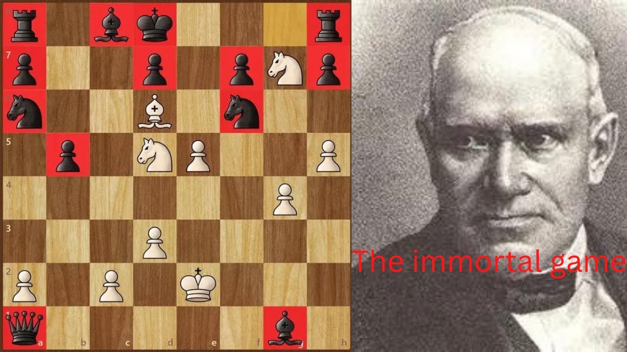 The immortal game . یاریە نامرەکە (ئەدۆڵف ئەندرسن)