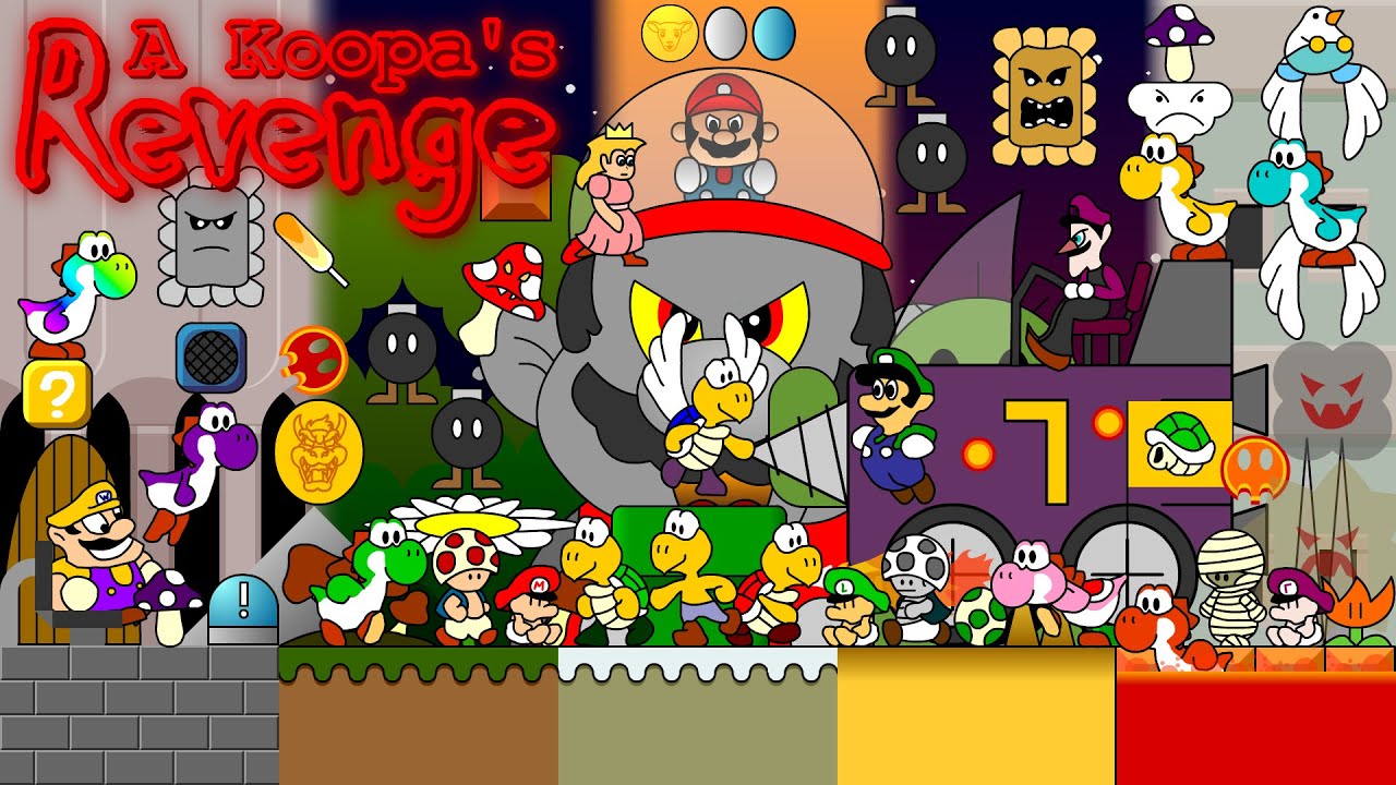 A Koopa's Revenge (Flash-Game): Full Playthrough | 4K!