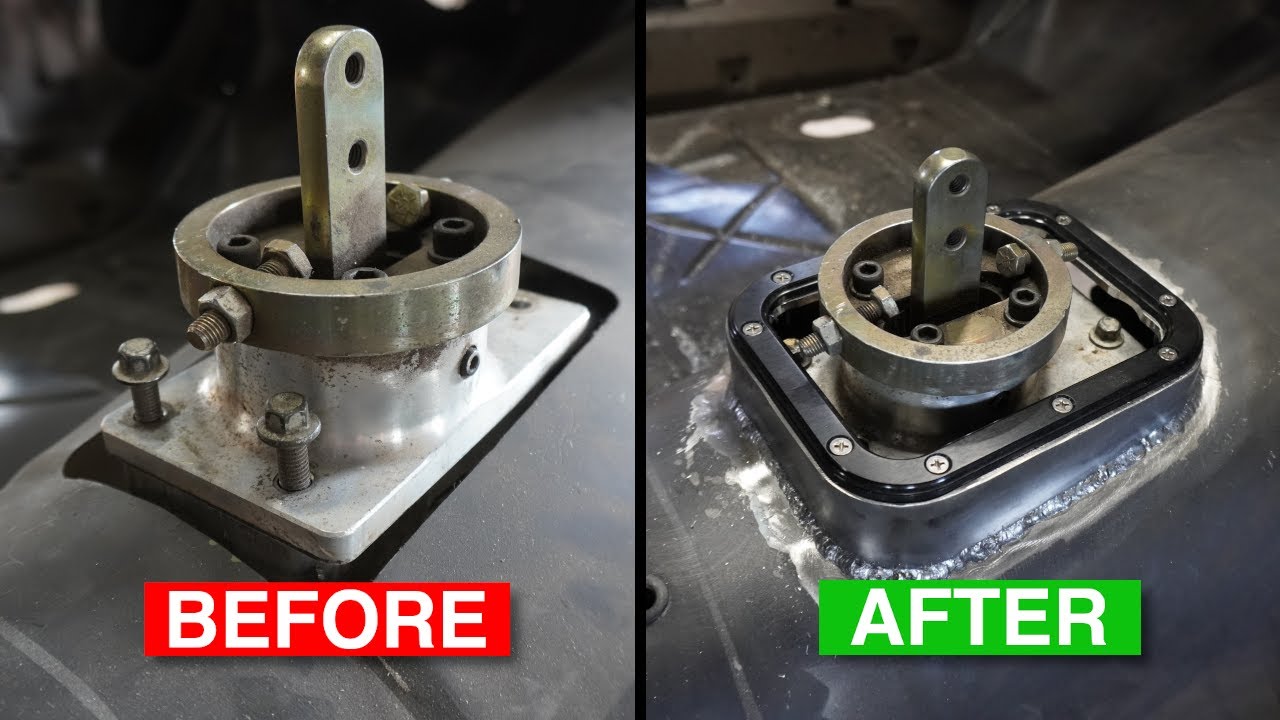 Custom Shift Ring Mounting Surface for T-56 Swapped 1971 Camaro