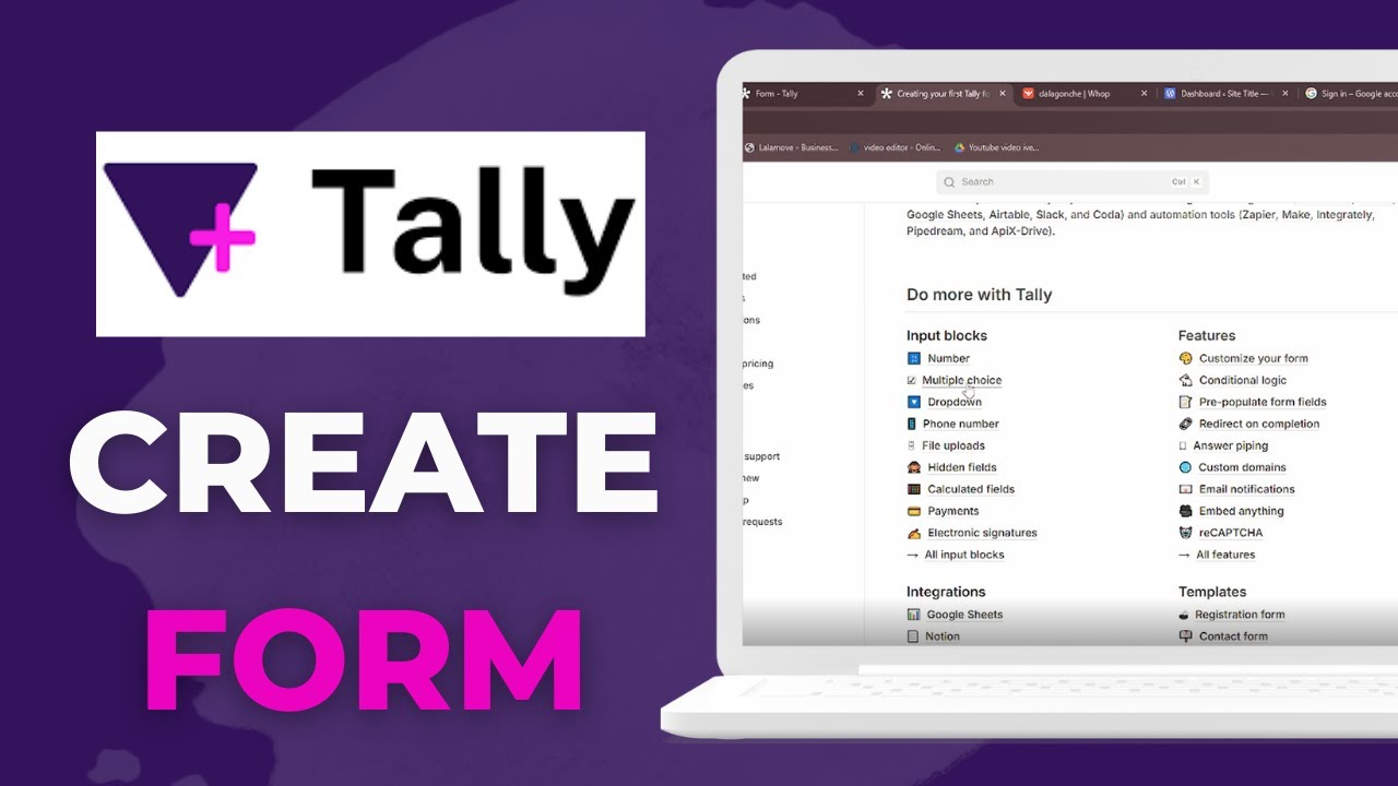 How To Create A Form In Tally.so