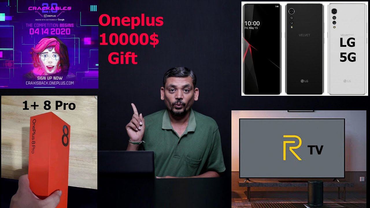 Oneplus Crackables 2.0 10000$ Win Gift, LG 5G, Lenovo 90W, Oppo A92s & Realme TV - Tech NewS