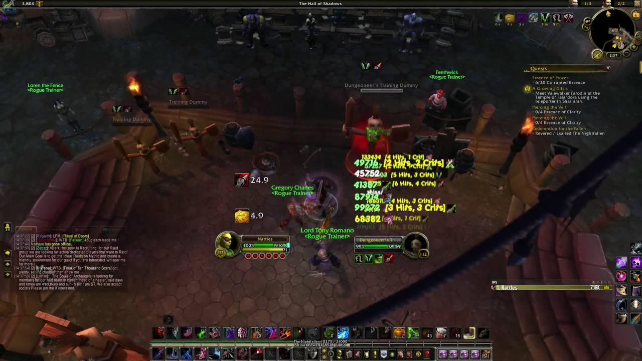 Assassination Rogue Weakaura and AoE rotation in legion
