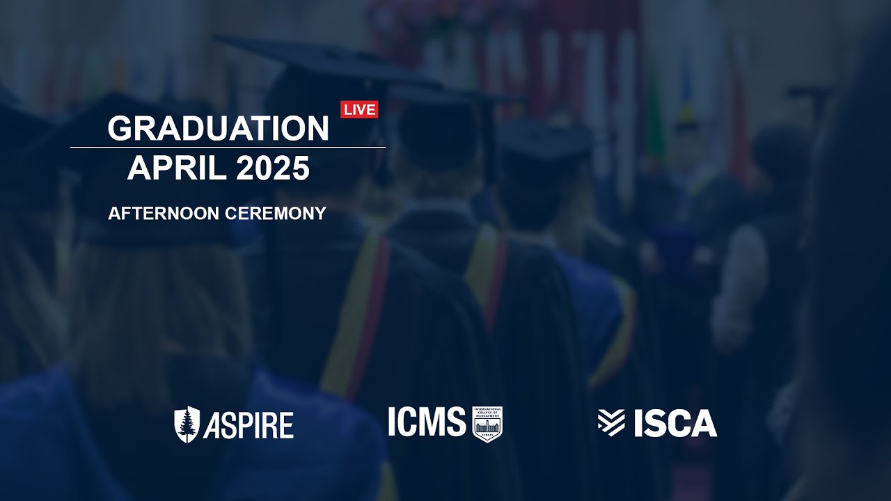 Afternoon Graduation Ceremony - April 2025