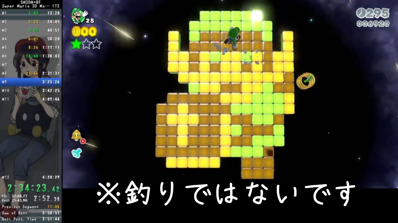 【RTA】スーパーマリオ3Dワールド 380スター 3:54:09