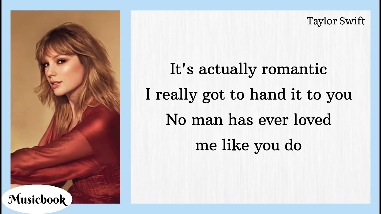 Taylor Swift - Actually Romantic Lyrics