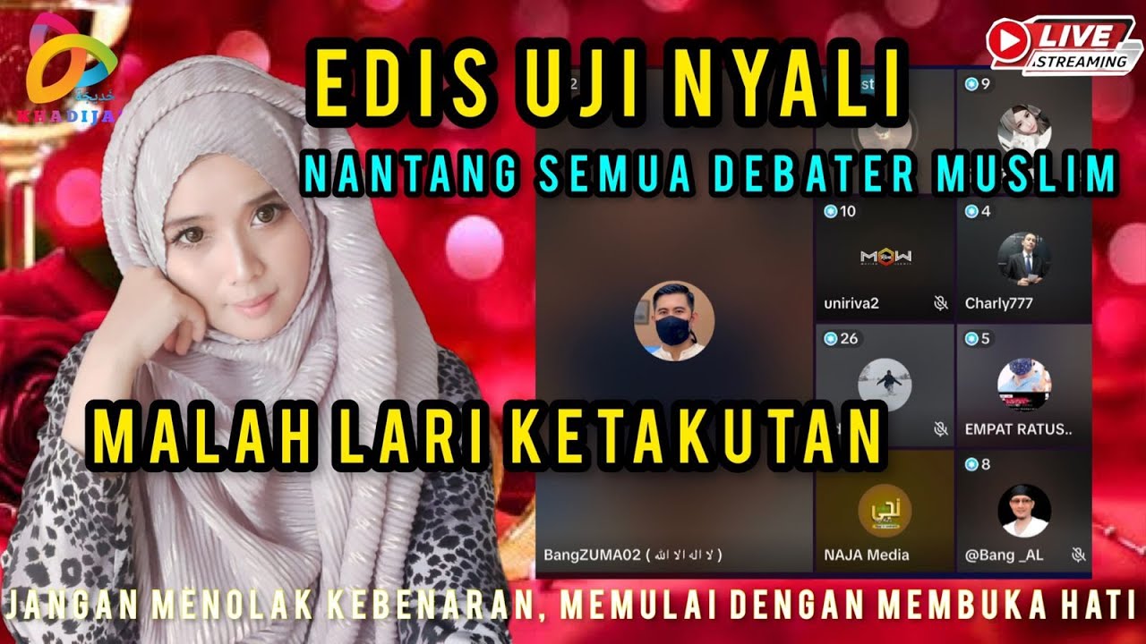 EDIS SEMAPUT LAWAN DEBATER MUSLIM | KHADIJAH