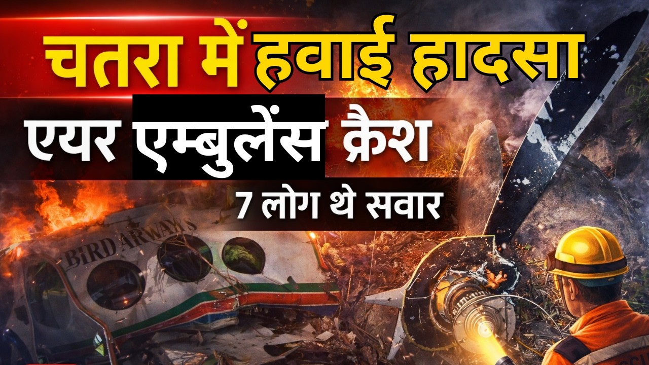 Jharkhand : चतरा में एयर एंबुलेंस क्रैश : रांची से दिल्ली जा रहा विमान सिमरिया जंगल में गिरा