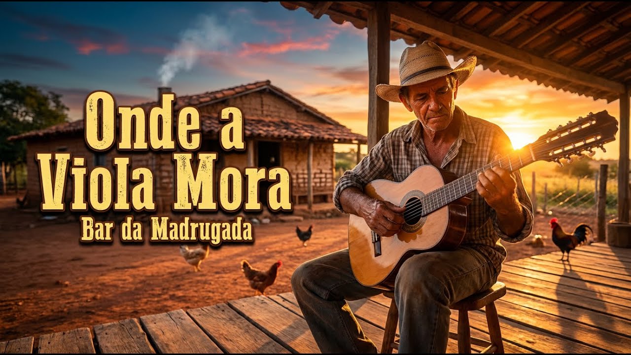 Onde a Viola Mora 🎶 Moda Rancheira Raiz | Bar da Madrugada