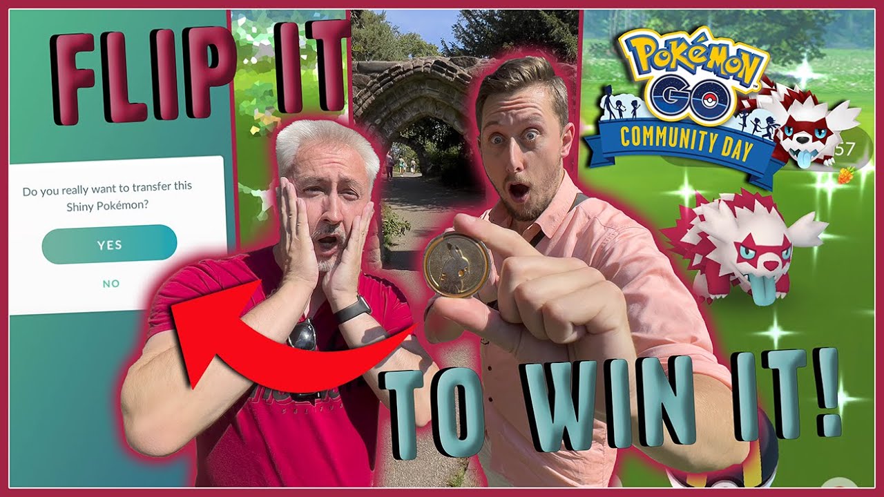FLIP IT TO WIN IT! *SHINY GALARIAN ZIGZAGOON* COMMUNITY DAY w @IanWaterfall IN CHESTER! POK&Eacute;MON GO