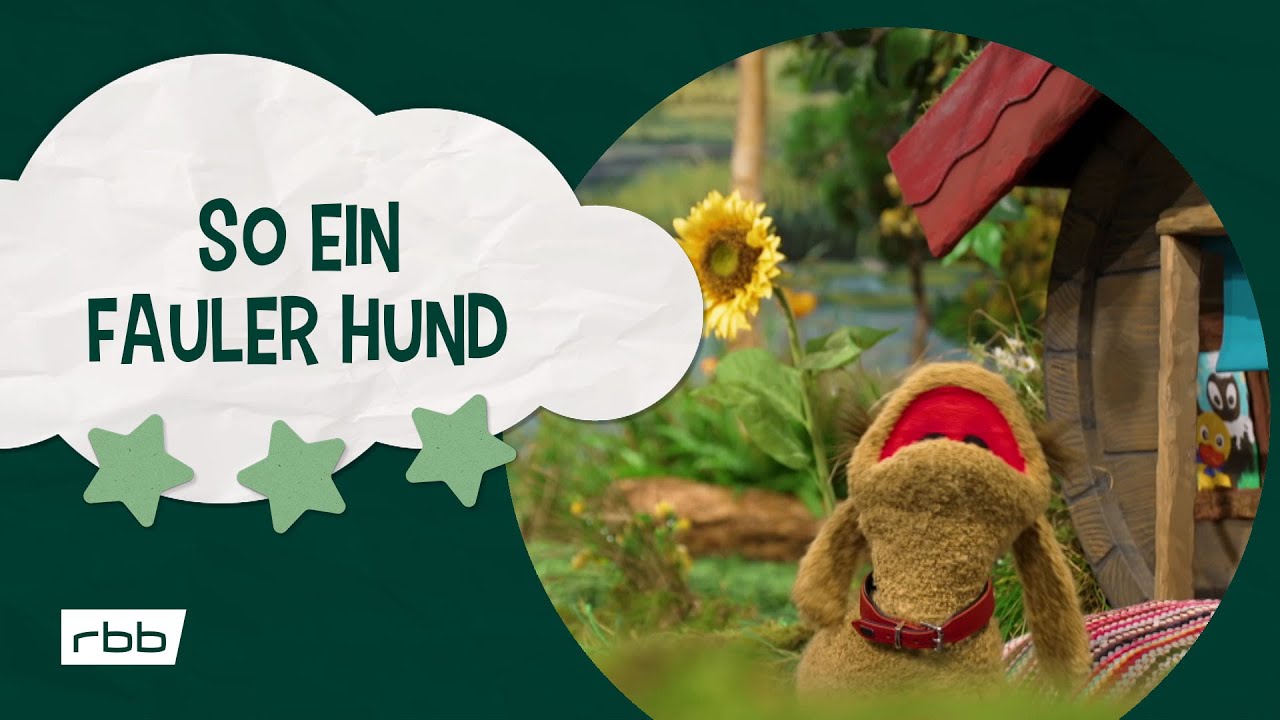 Pittiplatsch: So ein fauler Hund | Unser Sandm&auml;nnchen