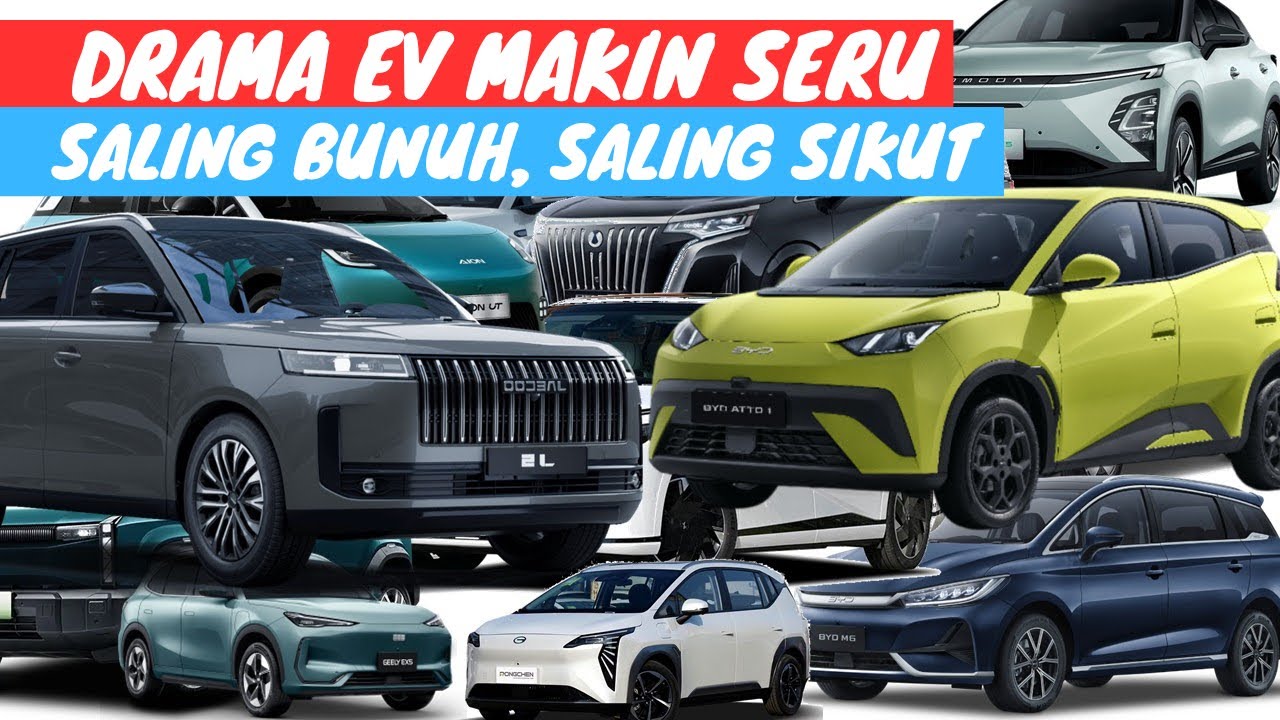 15 Mobil Listrik Terlaris Bulan November 2025 Indonesia