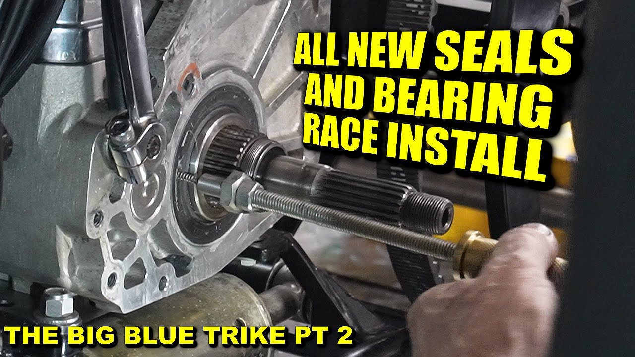 PT 2 - HOW TO REMOVE, REPAIR, RE-INSTALL YOUR EVO PRIMARY CASE. REPLACING THE TRANS BEARING RACE