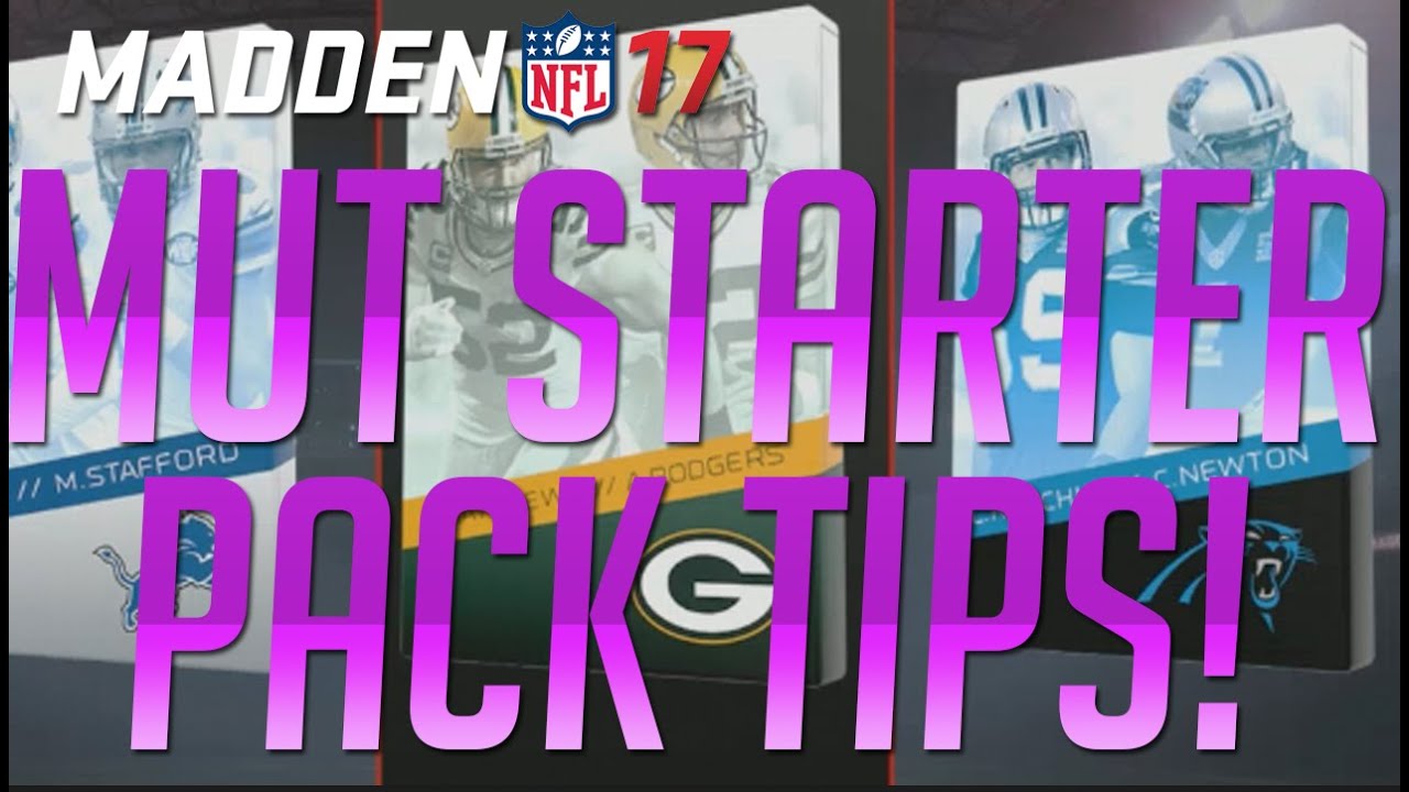 MUT 17 Tips - Top 5 Best Starter Team Packs! (Cam Vs Rodgers?)