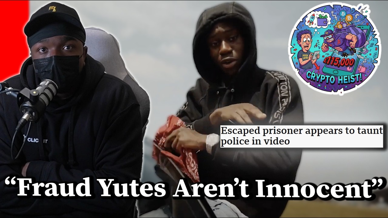 UK Drill Rapper On The Run Says Guys Who Do Fraud Aren't Innnocent... He Robs Them For Fun!