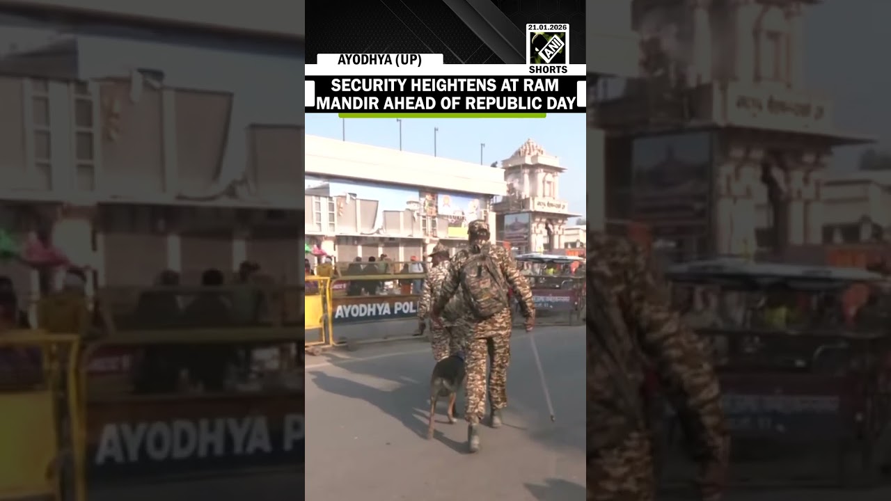Security heightens at Ram Janmabhoomi Temple in Ayodhya ahead of Republic Day