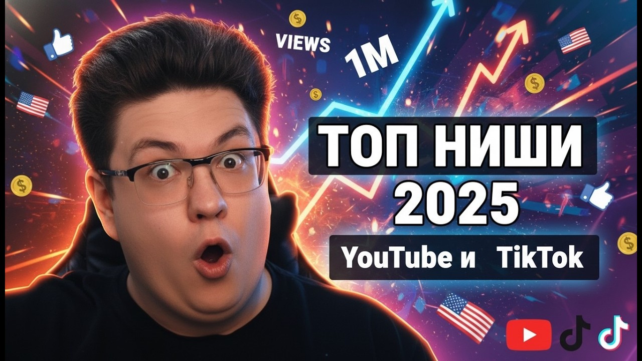 ТОП ниши для американского Ютуб и Тик Ток 2025
