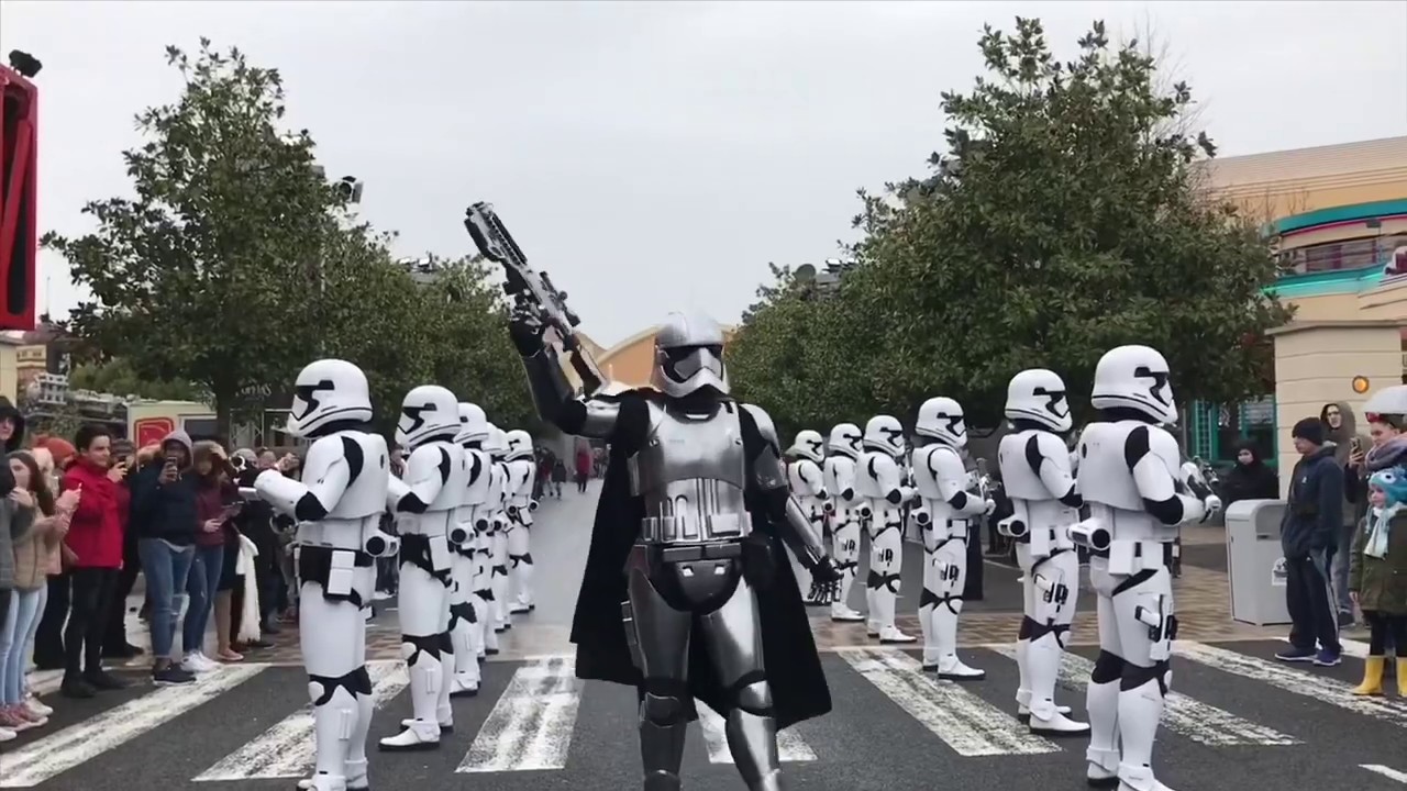 First Order March French version at Disneyland Paris *not the full show*