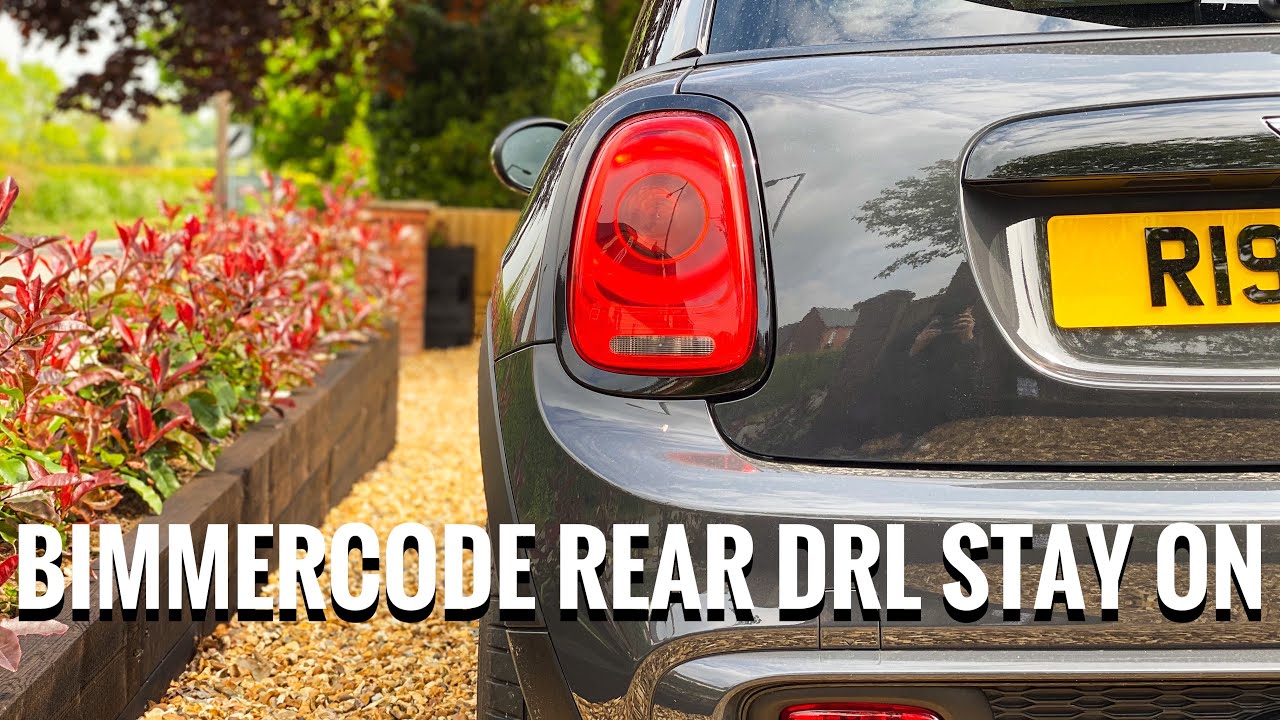 BIMMERCODE CODING REAR DRL LIGHTS TO STAY ON MINI F56