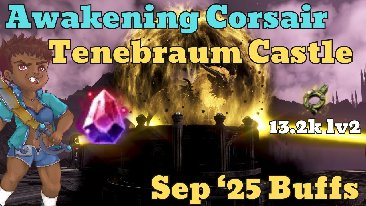 BDO | Awakening Corsair | Tenebraum Castle | 13.2 k lv2 (no agris)