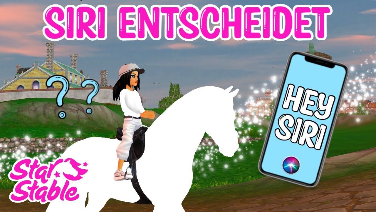 SIRI entscheidet welches PFERD + Outfit ich KAUFE 💰👚🐴❓| StarStable Online | Cherrymoon SSO