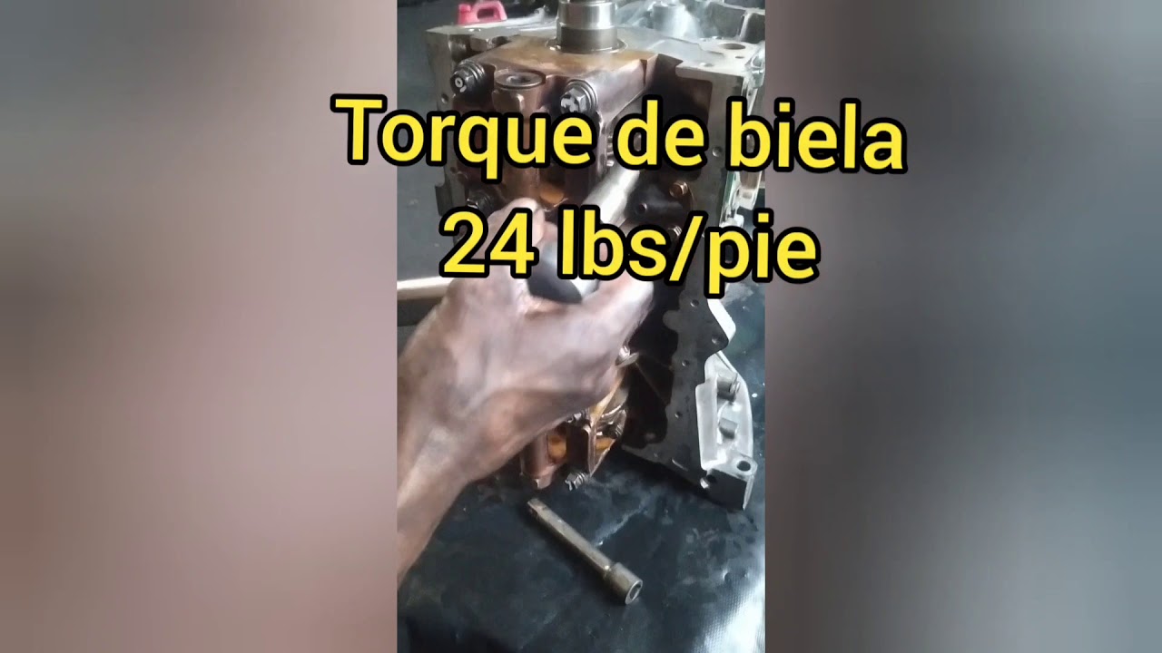 torque de banco y biela de motor honda D17A2
