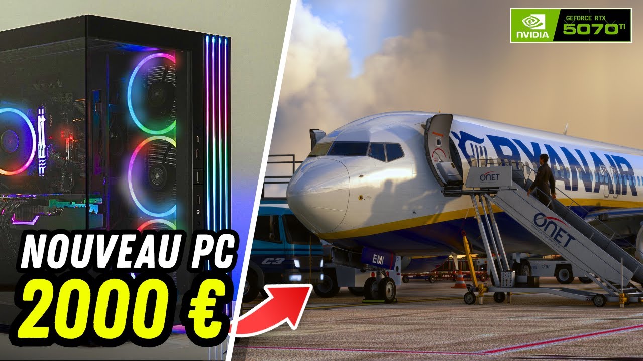 Mon NOUVEAU PC pour FLIGHT SIMULATOR (config en description)