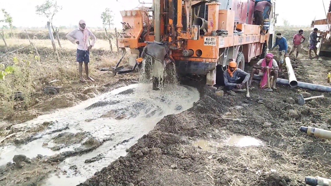 Borewell Drilling  - 70 Feet Full Water Complete Video 3 inch water Borewell For Agriculture Areas