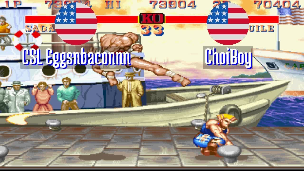 FT5 @sf2hf: CSL Eggsnbaconnn (US) vs ChoiBoy (US) [Street Fighter II Hyper Fighting Fightcade] Mar 5