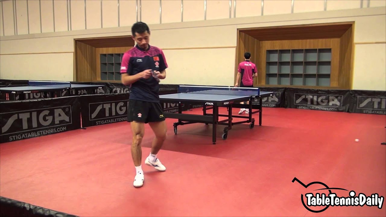 Zhang Jike Forehand Training - Swedish Open 2015!